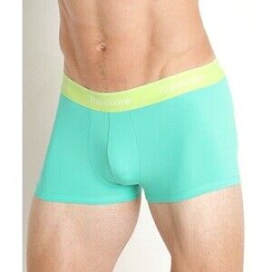 CALVIN KLEIN Mens Large Green Boxer Briefs Low Rise This is Love Pride